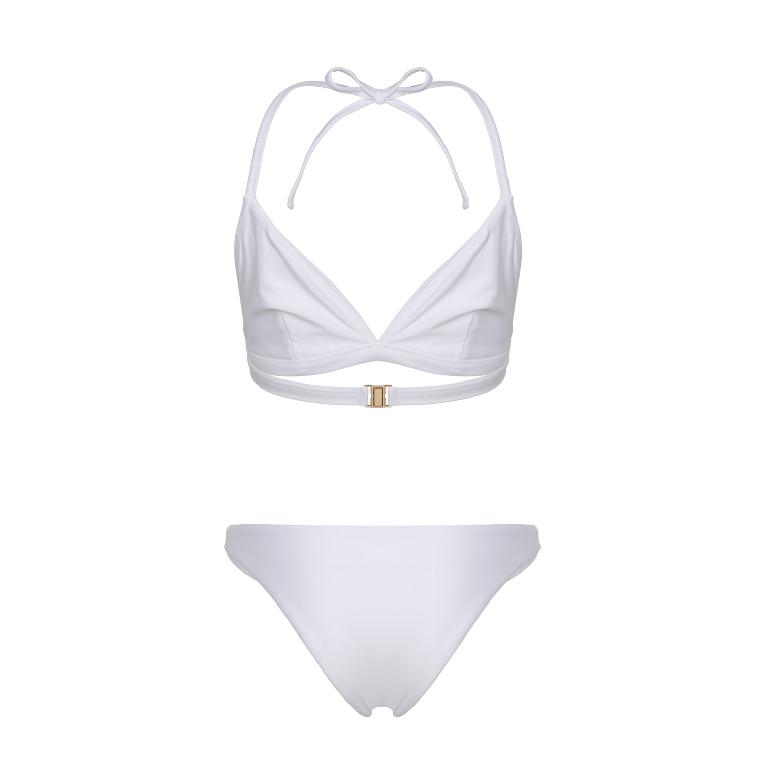 Méli Three Piece Bikini Set - White