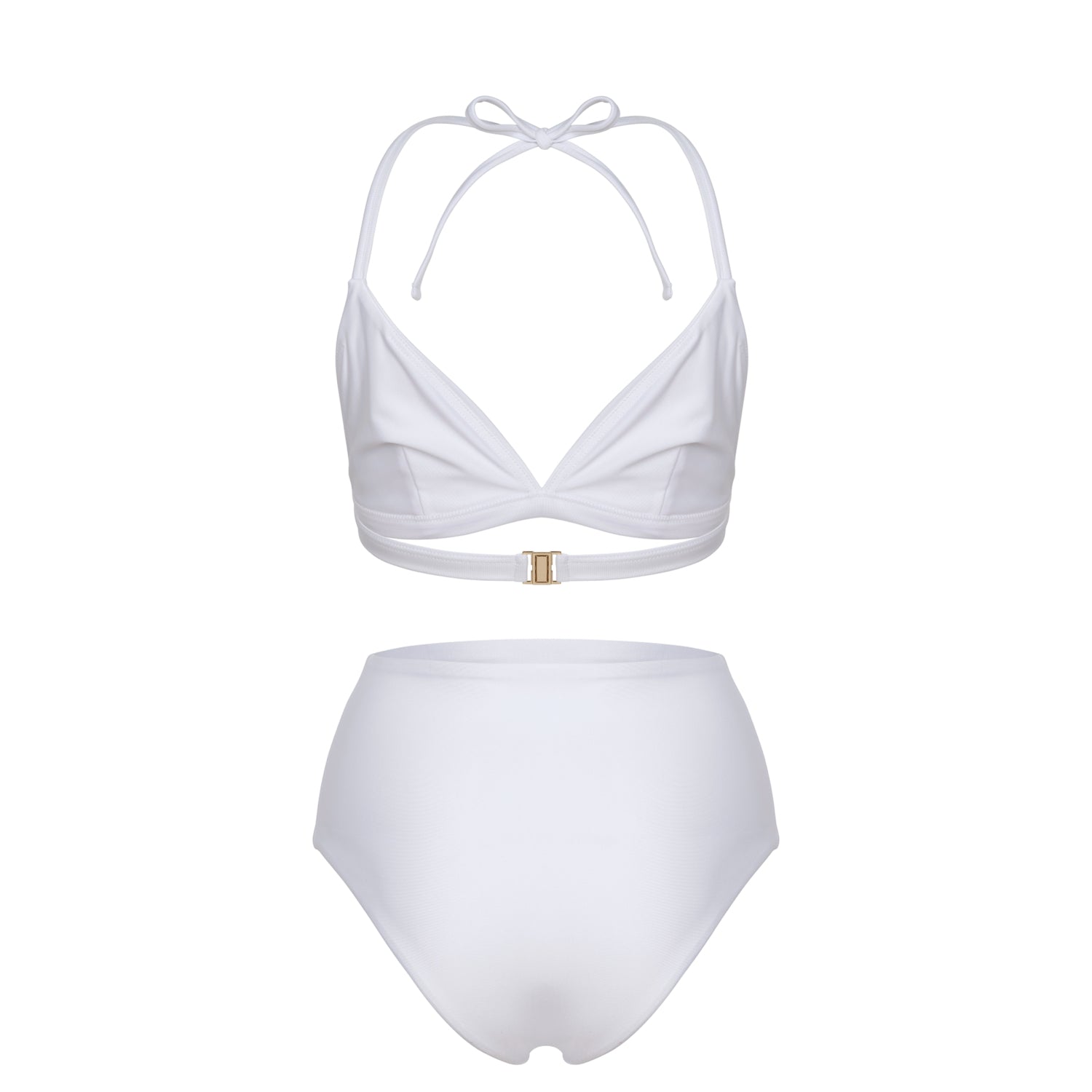 Méli Three Piece Bikini Set - White